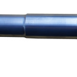 Long reach tungsten carbide blast nozzle