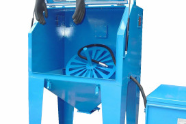 AB1000W wheel blast suction cabinet