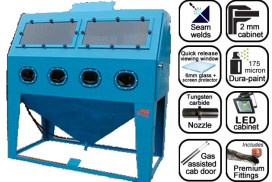 AB1800 1.8mm suction blast cabinet