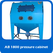 slide pressure AB1800 pressure 1.8m blast cabinet
